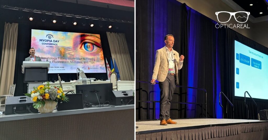 Entrevista a Juan Bolívar sobre lentillas Orto-K, lentes esclerales y control de miopía 1 Juan Bolívar en Moldavia en el Mypia Day Conference